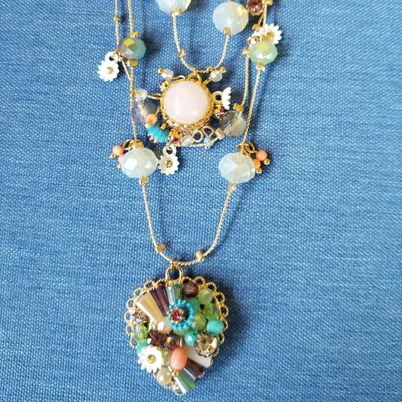 Betsey Johnson Tri-Necklace - NWT - Picture 7 of 10